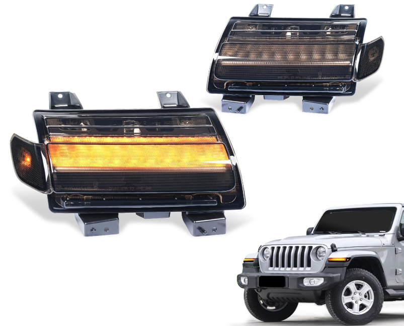 Archaic LED Headlights Assembly For Jeep wrangler JL /jeep gladiator JT2018-2024(4 Projectors)